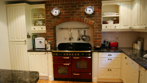 Painted kitchen with Rangemaster 